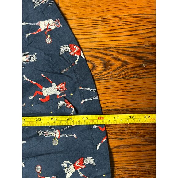 ModCloth Blue Fox Animal Pattern Summer Retro Sleeveless Dress Women's Size 2 - Picture 9 of 11